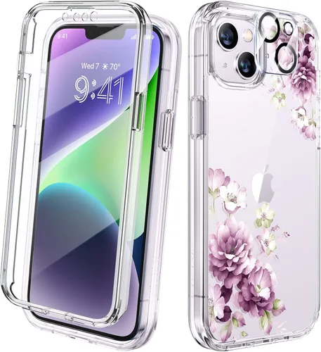 Vista 504 de DIACLARA - Funda transparente compatible con iPhone XR 6.1 pulgadas 2018