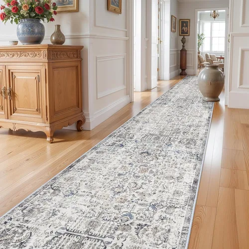 Vista 25 de Alfombra de Pasillo Lavable - Alfombras de Cocina de 2'6"x12' con Respaldo Antideslizante, Alfombras de Casa de Campo para Interiores para Sala