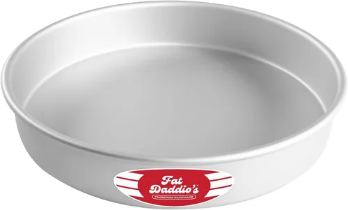 Vista 25 de Fat Daddio's Juego de moldes para pasteles redondos uniformes de aluminio anodizado de 4 niveles, profundidad de 3 pulgadas