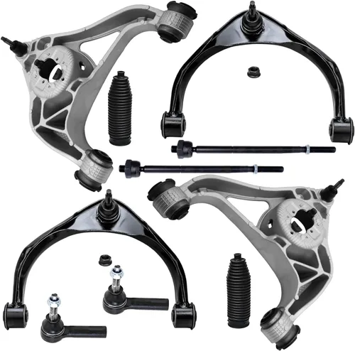Vista 186 de Detroit Axle - Kit de suspensión frontal de 10 piezas para Chevy Trailblazer EXT GMC Envoy XL XUV Buick Rainier Isuzu Ascender Olds Bravada, brazos