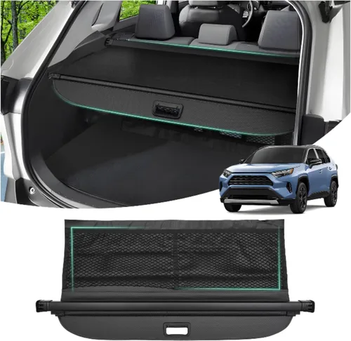 Vista 58 de Powerty Cubierta de Carga para Toyota RAV4 2019-2025 2026, Cubierta Retráctil de Maletero Cubierta de Privacidad Reemplazo para Accesorios Toyota