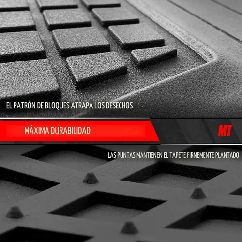 Vista 6 de [Usado] Motor Trend FlexTough - Tapete de carga trasero, recortable, de alta resistencia para maletero, forro universal de carga trasera, flexible