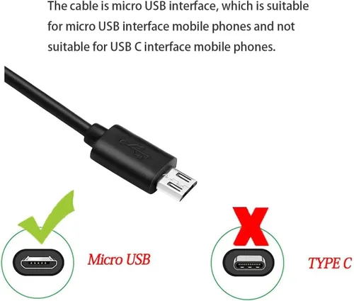 Vista 2 de Cargador de coche con cable micro USB para Samsung Galaxy S7 Edge/A10/S6/J7/J8/J6/A9, LG K20/K30/G4/Stylo 3, Motorola X/Moto E7/E6/G5, HTC m9/m8