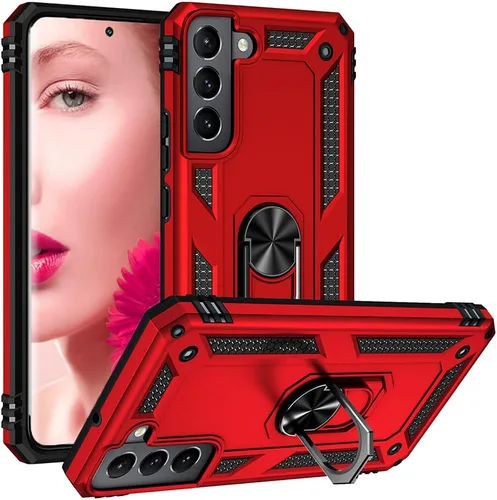 Vista 9 de Funda para Samsung Galaxy S20 [grado militar] [a prueba de polvo] [a prueba de golpes] con soporte magnético integrado de rotación 360 para coche