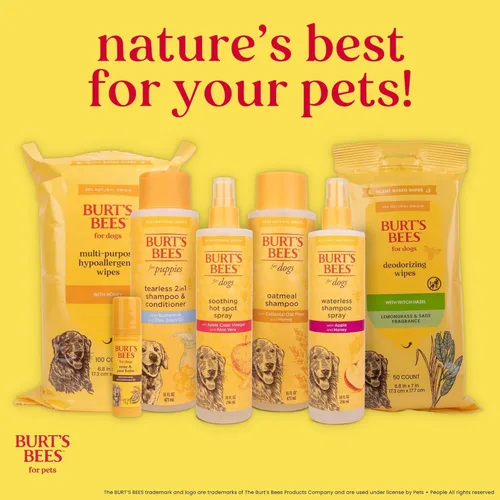 Vista 12 de Burt's Bees for Pets Champú hipoalergénico para perros con manteca de karité y miel Champú para perros para pieles sensibles Sin crueldad, sin