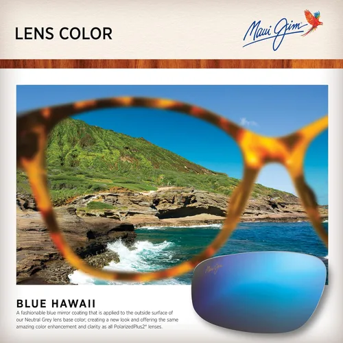 Vista 5 de Maui Jim Gafas de sol Wiki Wiki polarizadas aviador para hombre y mujer