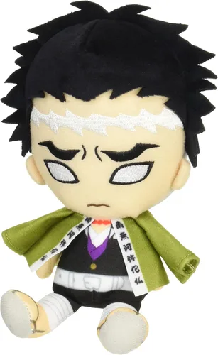 Vista 3 de BANDAI Demon Slayer Kimetsu no Yaiba Chibi Muñeco de Peluche - Uzui Tengen