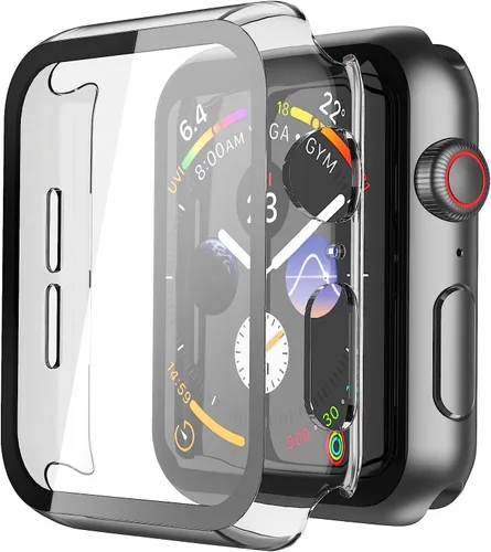 Vista 61 de Misxi - Juego de 2 fundas rígidas de policarbonato con vidrio templado integrado Compatible con Apple Watch Ultra 3 (2025) / Ultra 2 / Ultra