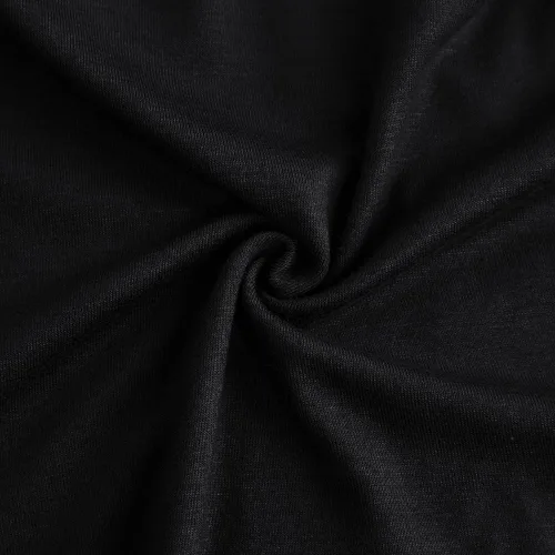 Vista 4 de HUSKARY - Vestido largo de verano para mujer casual holgado con bolsillos y manga corta con corte lateral