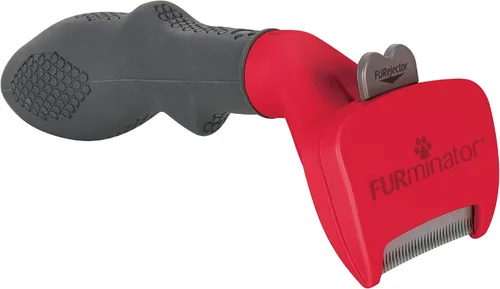 Vista 11 de FURminator - Herramienta de eliminación de pelaje y champú premium para perros, elimina el pelo suelto, combate el exceso de desprendimiento