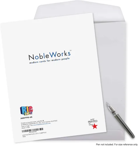 Vista 7 de NW Jumbo - Tarjeta de felicitación, diseño Thank You, específico