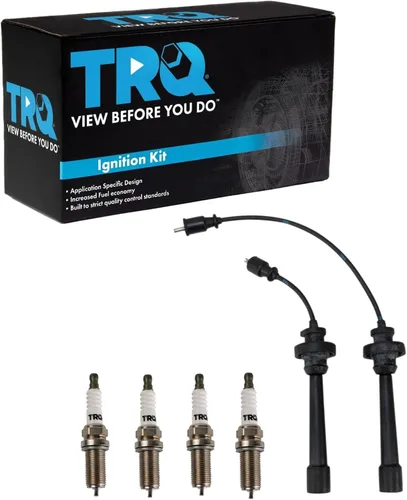 Vista 9 de Kit de Bujías de Iridium TRQ 5 Piezas Bujías de Iridium Compatibles con Chevrolet Aveo 2004-2008 2007-2008 Aveo5