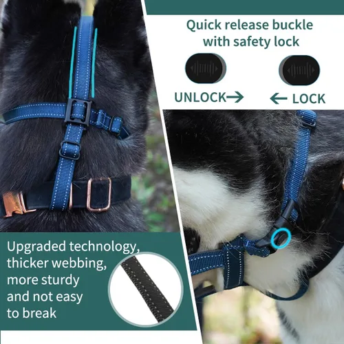 Vista 6 de BARKLESS Bozal para perro, bozal de cesta para perros pequeños, medianos y grandes, cubierta suave para morder y masticar, permite beber jadeo