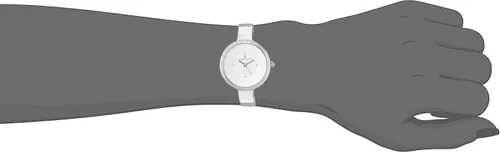 Vista 2 de Christian Van Sant Reloj de cuarzo plateado con pantalla analógica CV0220 Reign para mujer, plateado, Reloj de cuarzo