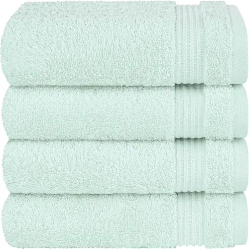 Vista 624 de Cotton Paradise 100% Cotton Turkish Washcloth Set for Bathroom, 4 Piece Soft Absorbent Small Hand Face Towels Wash Rags, Lilac