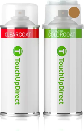 Vista 210 de TouchUpDirect QAK - Aerosol de pintura de retoque de color blanco sólido compatible con Nissan Exact Match - Kit esencial