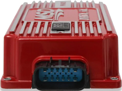 Vista 3 de NUEVA CAJA DE CONTROL DE ENCENDIDO DIGITAL DIGITAL 6AL MSD CON LIMITADOR REV, ROJO, 520-540V, Rango de 11,000 RPM, 8 pulgadas de largo x 4 pulgadas
