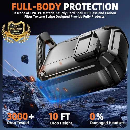 Vista 8 de Inesore for Airpods Pro 2nd Generation Case Cover with Cleaner Kit,with Lock for Airpods Pro Case Cover,Classic Cool Funny Game Console Hard Air Pod