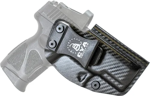 Vista 81 de CYA Supply Co. - Fundas IWB de fibra de carbono listas para ópticas - Múltiples ajustes - Compañía de veteranos - Hecho en EE. UU