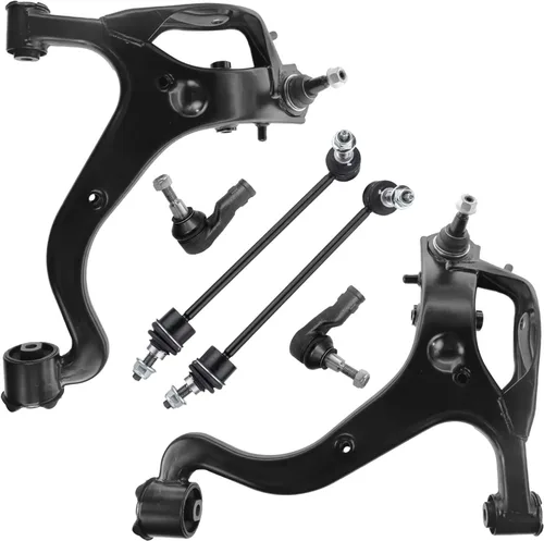 Vista 88 de Detroit Axle - Kit de extremo delantero RWD para Chrysler 300 Dodge Charge Challenger 2011-2019, 2 brazos de control inferiores traseros 2 rótulas