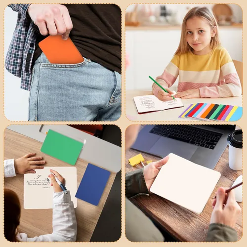 Vista 7 de BESARME Paquete de 60 mini cuadernos a granel, cuaderno de bolsillo pequeño de papel en blanco, mini cuadernos de bocetos, cuadernos de notas