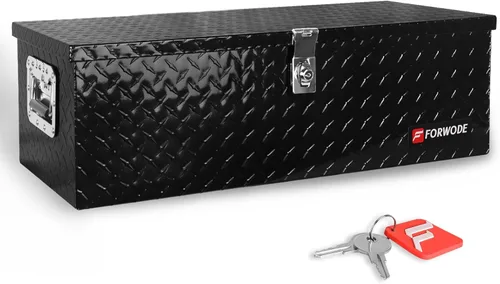 Vista 22 de FORWODE - Caja de herramientas de 48 pulgadas para cama de camión, de aluminio para camioneta, caja de herramientas para RV, cajas de herramientas