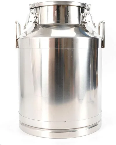 Vista 18 de LOYALHEARTDY Lata de leche de 10L/2.64 galones, latas de transporte de leche de acero inoxidable, cubo de vino, jarra, jarra de aceite, barril