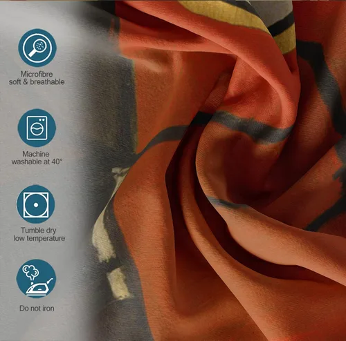 Vista 5 de 3 piezas Funda nórdica Picassos Abstracta Mujer Edredón Funda con cierre de cremallera y lazos de esquina Juegos de cama de microfibra