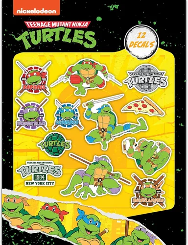 Vista 9 de TMNT - Juego de 3 calcomanías de vinilo Donnie de las Tortugas Ninja Adolescentes Mutantes para coche, botella de agua, bicicleta, casco, laptop