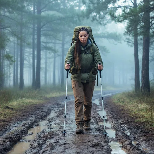 Vista 4 de Alomejor Cesta de senderismo al aire libre, 5 unidades, bastones de senderismo de goma, cesta de arrastre de barro, cesta de disco de copo de nieve