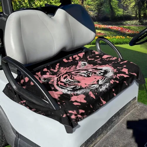 Vista 15 de Fundas de asiento de carrito de golf, lavables para carrito de golf, manta de toalla para carrito de golf, club, coche, fácil de instalar, funda