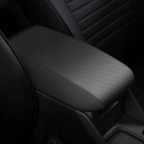 Vista 8 de AOMSAZTO Fundas de consola para Nissan Sentra 2020-2025, color negro