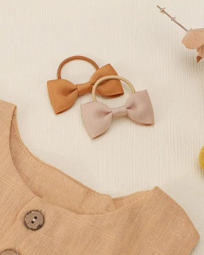 Vista 6 de Jollybows 60 lazos para el pelo de 2 pulgadas para bebés y niñas, mini boutique, cinta elástica para el cabello, accesorios para niños pequeños