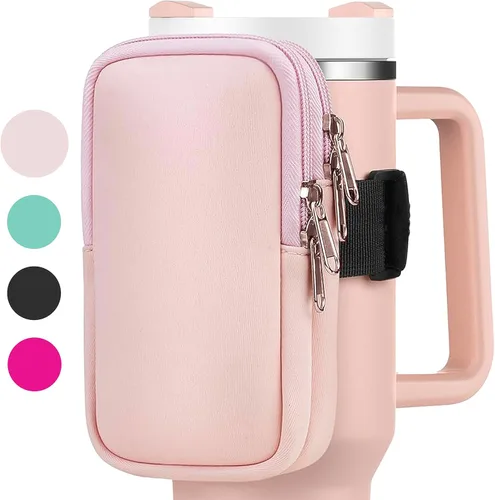 Vista 8 de Bolsa para botella de agua para Stanley Quencher Adventure de 40 onzas, accesorios para vasos Stanley, bolsa para vasos, Stanley IceFlow de 30