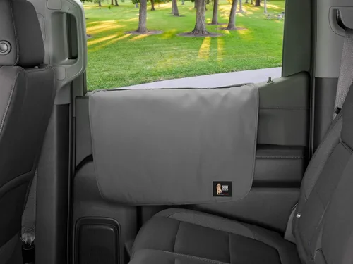 Vista 2 de WeatherTech Protector de Puerta - Protección Interior para Puertas de Coches, Camiones y SUV - 22x18 (Carbón)