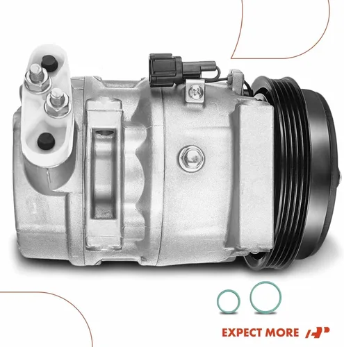 Vista 9 de A-Premium Compresor de aire acondicionado de CA con embrague compatible con Nissan Pathfinder LE SE 3.5L 2002-2004, Infiniti QX4 3.5L 2001-2003