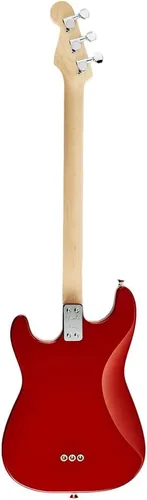 Vista 5 de Fender x Loog Guitarra Eléctrica de 3 Cuerdas Stratocaster para Niños, Kit para Principiantes de 3 Cuerdas (Candy Apple Red)