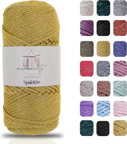 Vista 67 de Makromecity, Cordón de macramé de poliéster de 0.079 in x 125 yardas (375 pies) de 0.079 pulgadas, cuerda de polipropileno para macramé, para colgar