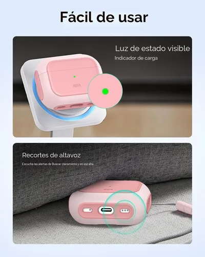 Vista 10 de ESR Funda para AirPods Pro 3, compatible con AirPods Pro de 3ª generación (2025), compatible con MagSafe, cubierta de protección completa contra
