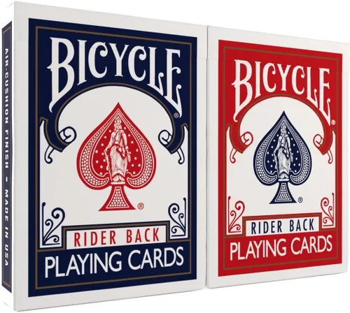 Vista 22 de Bicycle Rider Back Cartas de Juego de Índice Estándar, Paquete de 12 Mazos a Granel, Barajas Clásicas Tamaño Póquer para Póquer, Blackjack, Rummy