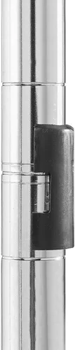 Vista 4 de Whitmor Rolling 3 Shelf Cart, Chrome