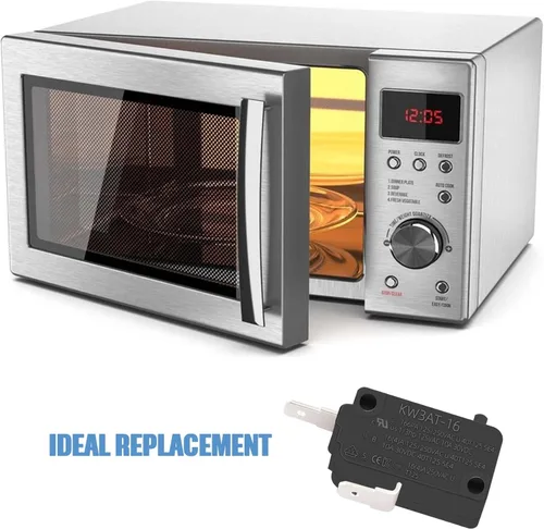 Vista 5 de KW3AT-16 Interruptor de puerta de horno microondas, pieza de repuesto, 16A 125250V, compatible con KW3A, KW3A-16 (1 paquete normalmente cerrado)