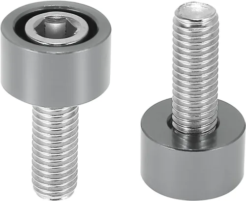 Vista 4 de X AUTOHAUX 9 piezas M8x1.25 Colector de escape Colector Arandelas Pernos Motor Racing Cabeza de escape Tornillos de Copa Tono Titanio para Honda