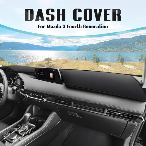 Vista 43 de FIILINES - Cubierta para tablero, accesorio para tablero de malla antideslizante, parasol sin reflejos y protector compatible con Toyota Tundra