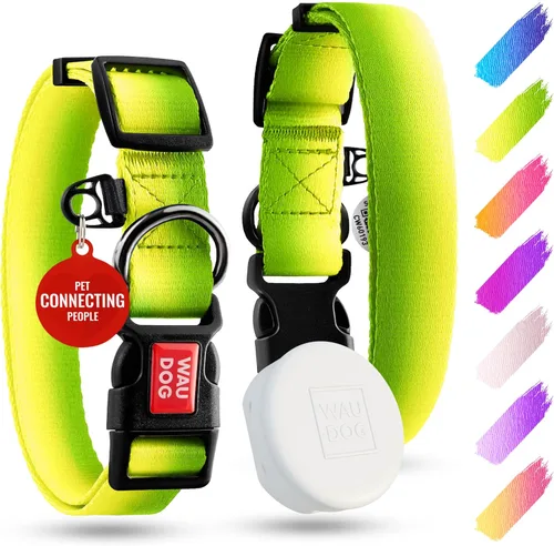 Vista 12 de WAUDOG Collar de nailon para perros – Collar ajustable para perros grandes, pequeños y medianos – Collares de cachorros para perros de razas grandes