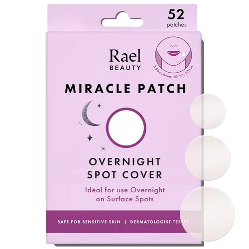 Vista 10 de Rael Parches para espinillas, Miracle Invisible Spot Cover – Parche hidrocoloide para espinillas para acné, absorbe acné y manchas, cuidado