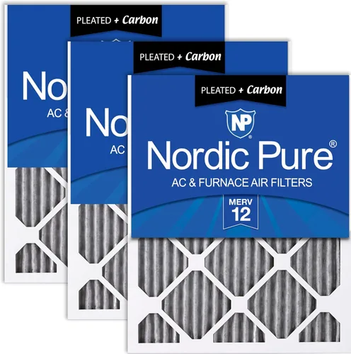 Vista 49 de Filtro de horno de aire acondicionado, caja de 6, de Nordic Pure Merv 12., 18x30x1M12-6