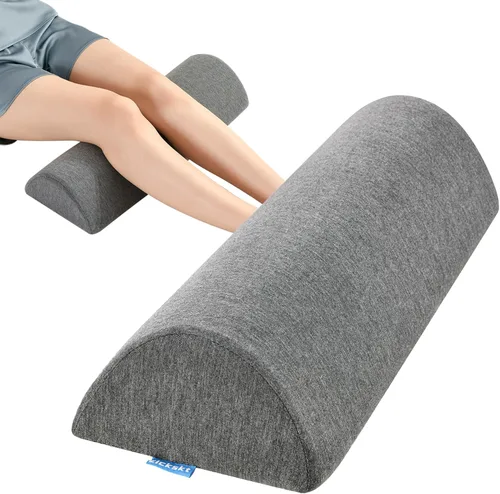 Vista 10 de Almohada de rodilla para dormir de espalda, almohada de piernas de espuma viscoelástica para dolor de espalda, soporte debajo de las piernas