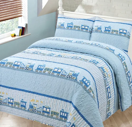 Vista 16 de Colcha edredón de 2 piezas tamaño Twin para niños/adolescentes varones, dinosaurios, verde militar, azul, naranja, multicolor, ropa de cama nueva