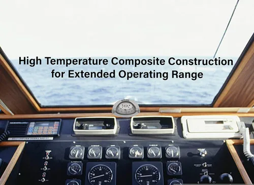 Vista 4 de Compass, Surface Mount, 2.75'' Dial, Wht.